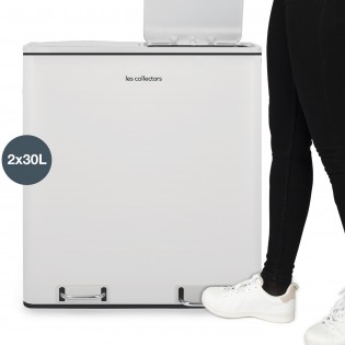 Pattumiera premi'raccolta differenziata 18lt bianca belli & forti