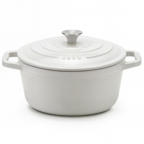 Casseruola in ghisa beige...